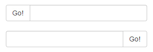 Bootstrap 输入框组