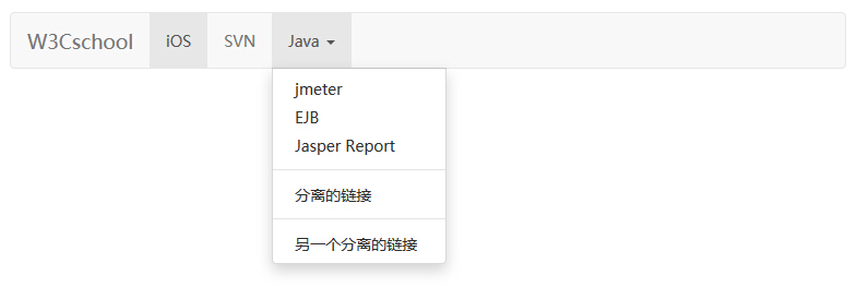 下拉菜单（Dropdown） JavaScript 插件