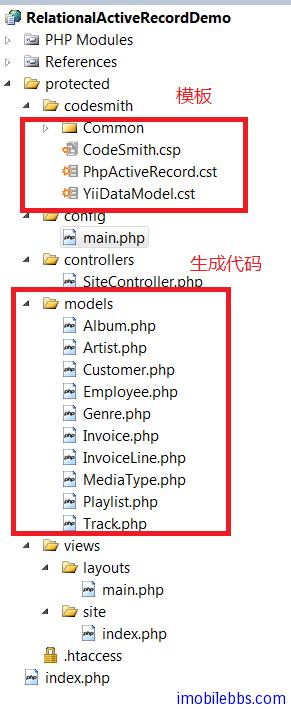 CodeSmith 为 Yii Framework 创建生成 ActiveRecord 的代码模板