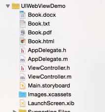 iOS开发-UIWebView加载本地和网络数据