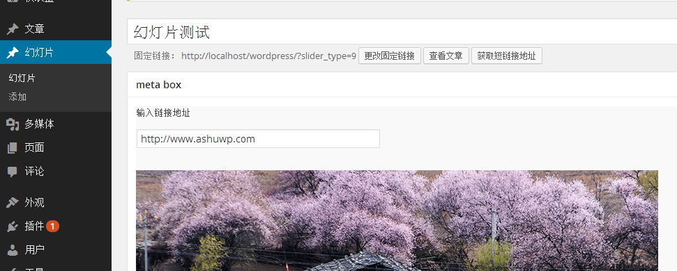 wordpress进阶教程(三十七)：wordpress后台添加幻灯片板块